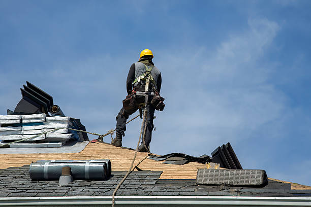 Professional Roofing technician working in Sheakleyville, PA